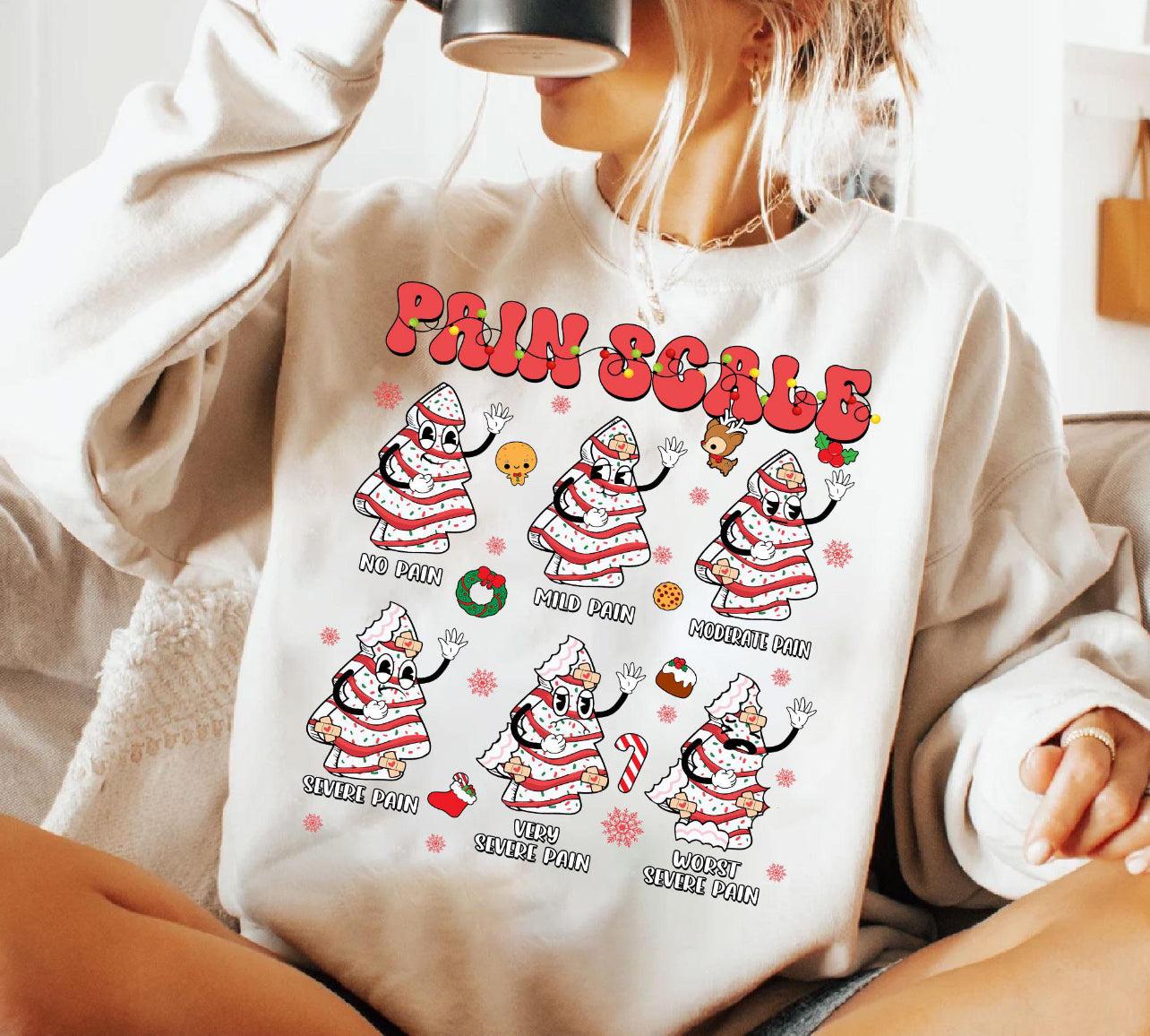 Pain Scale - Christmas Cakes
