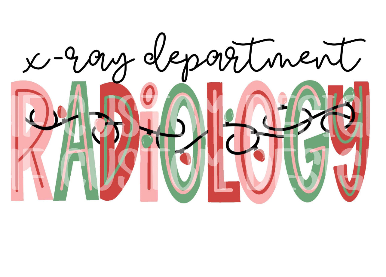 Custom Christmas Font Medical Crew
