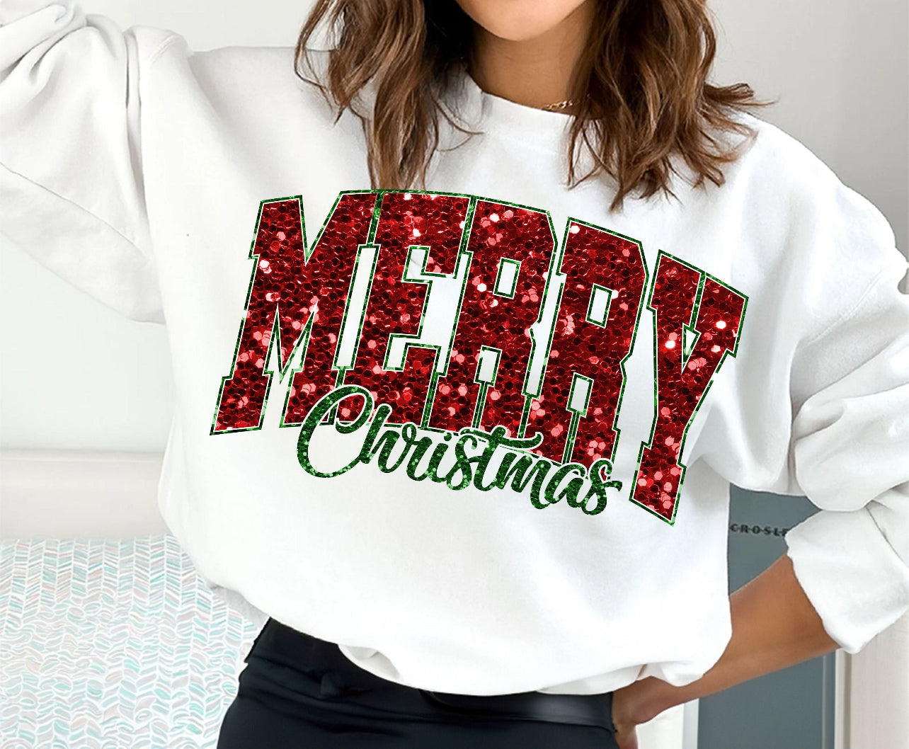 Merry Christmas Sequin