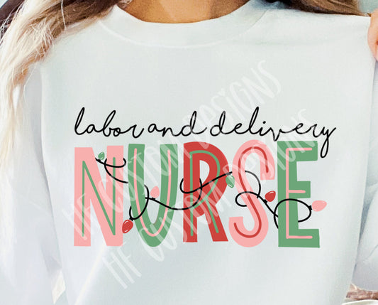 Custom Christmas Font Medical Crew