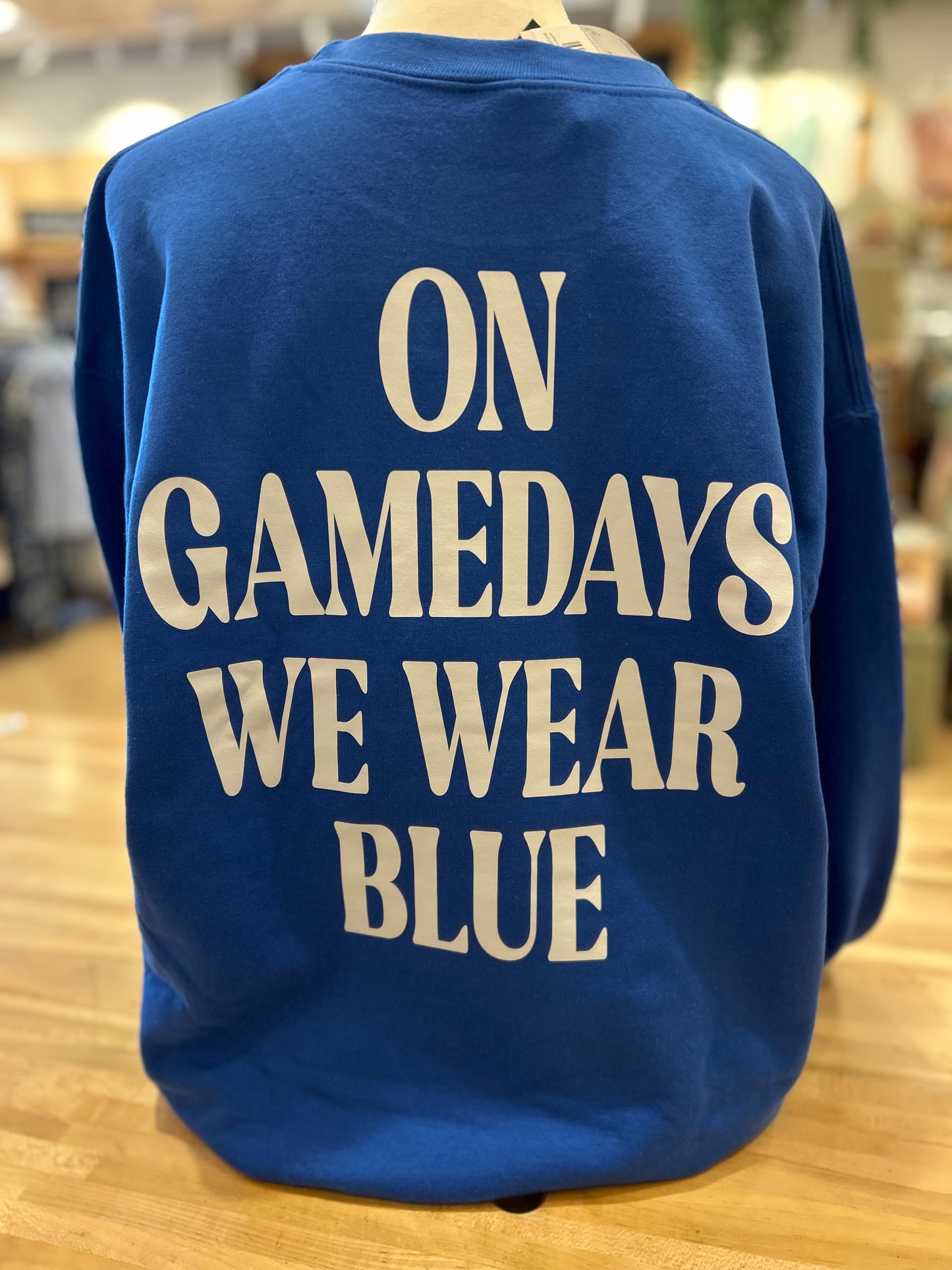 On Game Day We Wear Blue