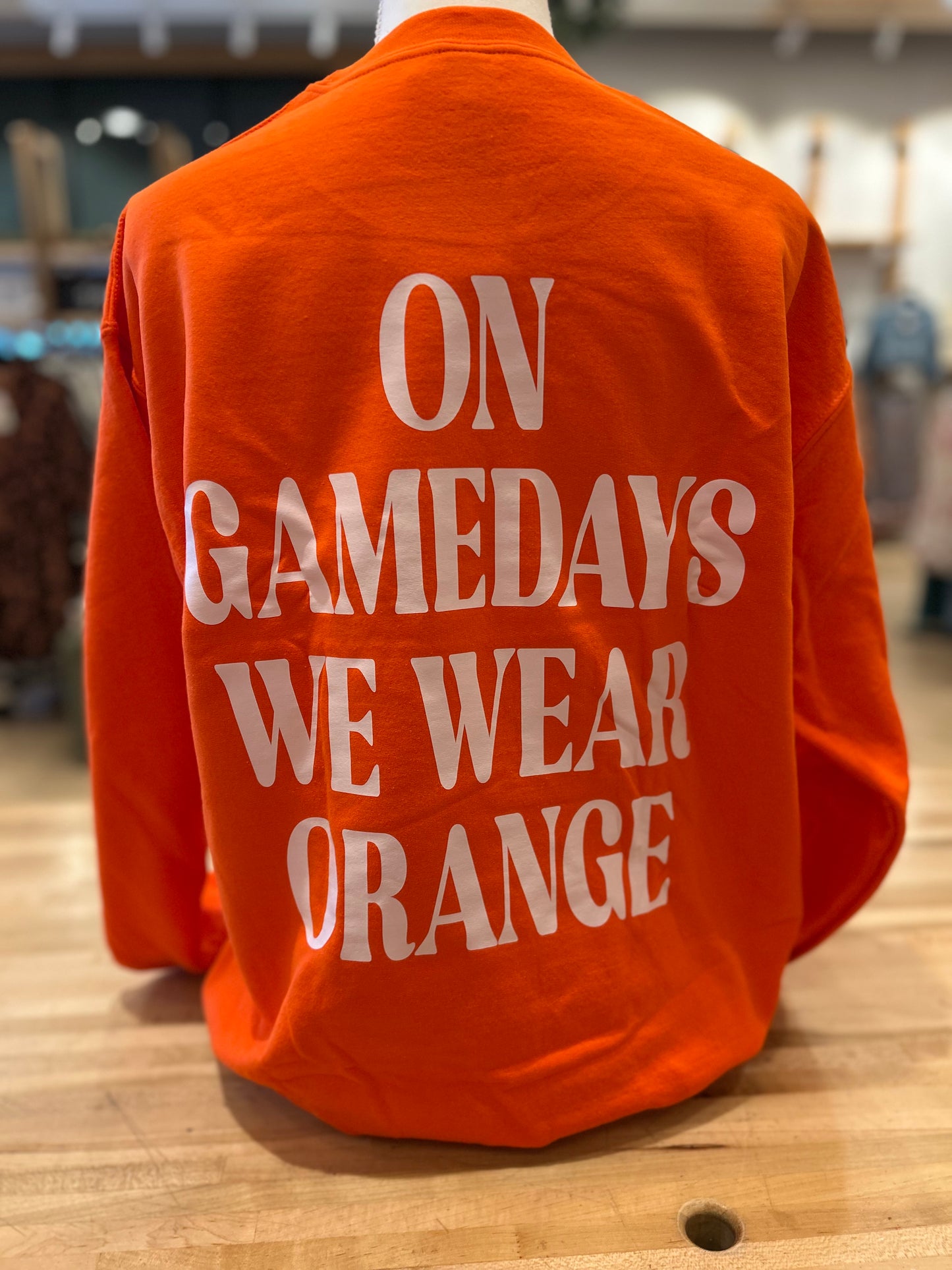 On Game Day We Wear Orange