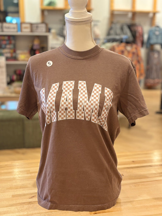 Brown Checkered Mama