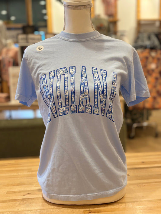 Blue Floral Indiana